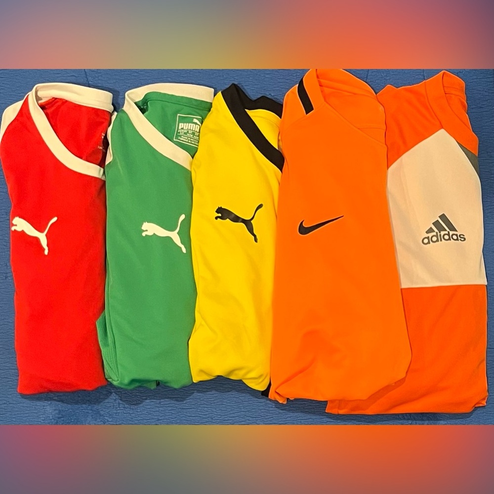 Goalkeeper Jerseys Bundle of 5 - Puma, Nike, Adidas